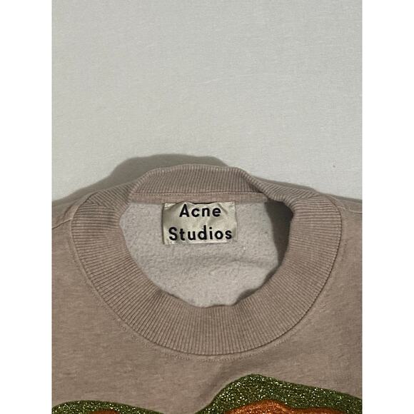 Acne Studios 2016 Karvel Lurex Graphic Pullover Sweatshirt - Picture 4 of 5